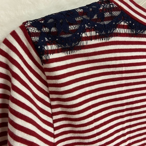 J. Crew red, white stripe long-sleeve jersey, Small - Picture 8 of 10